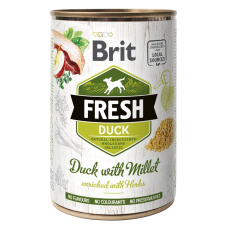 Вологий корм для собак Brit Fresh Duck with Millet 400 г (качка)