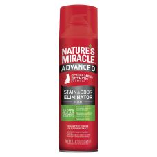 Знищувач-піна Nature's Miracle «Advanced Stain and Odor Eliminator» для видалення плям і запахів від котів з посиленою формулою 518 мл