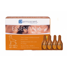 Капли для собак Dermoscent Essential-6 spot-on 20-40 кг, 2,4 мл - 4 пипетки