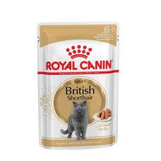 Вологий корм для дорослих котів породи британська короткошерста Royal Canin British Shorthair Adult pouch 85 г (домашня птиця)