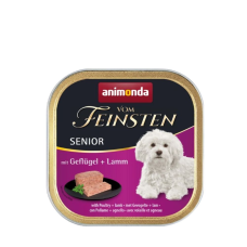 Вологий корм для літніх собак Animonda Vom Feinsten Senior with Poultry + Lamb | 150 г (птах і ягня)